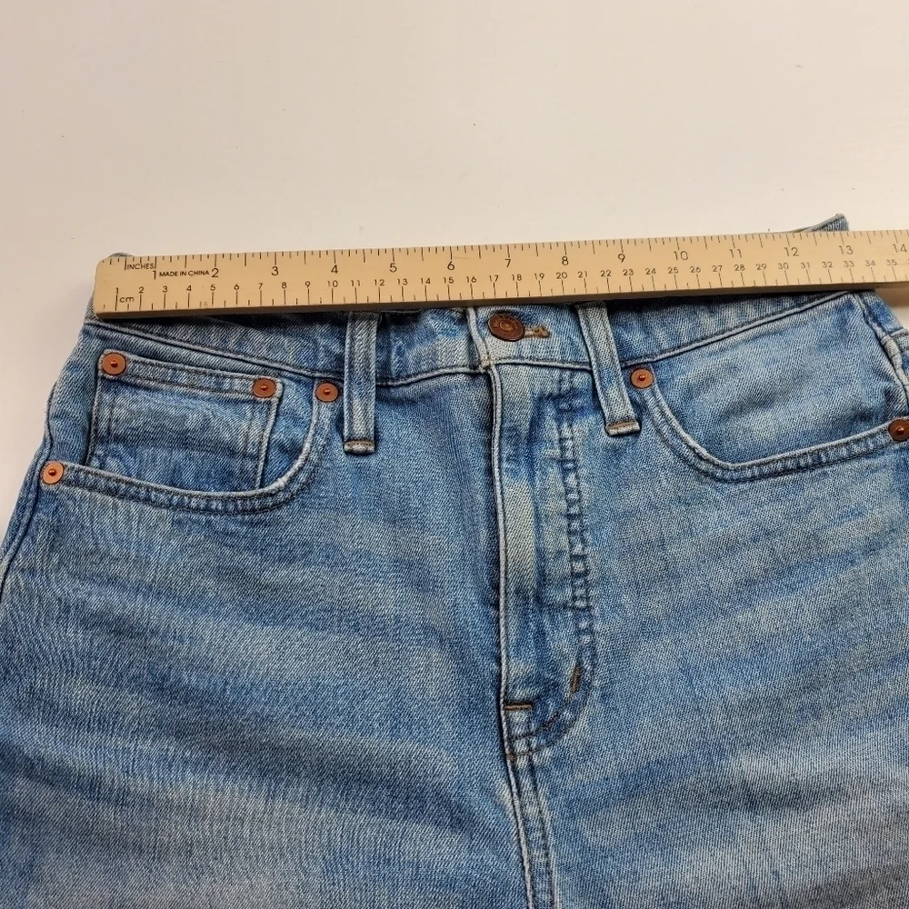 Madewell Women Jean Slim-Denim‎ Boot Size 26